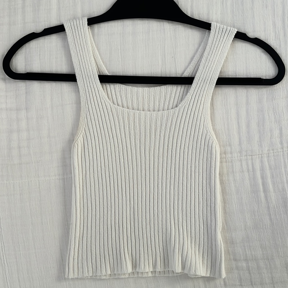 Brandy Knit square neck tank